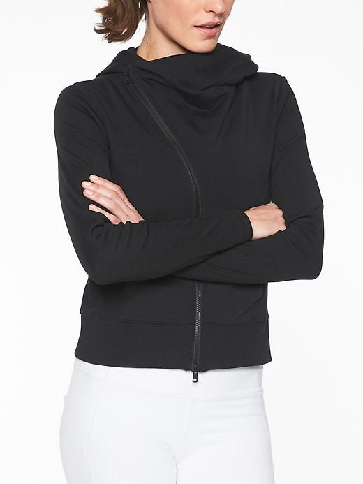 Athleta Womens Malabar Hoodie Black Size Xl