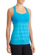 Athleta Womens Crunch And Punch Tank Size L Tall - Flash Blue