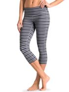 Stripes Chaturanga Capri