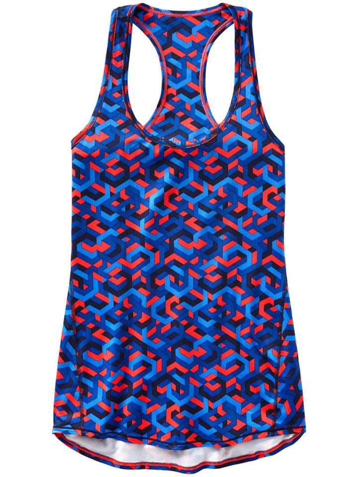 Chain Print Chi Tank Extra Long