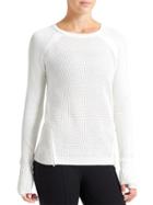 Athleta Womens Uplands Sweater Size L - Dove