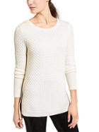 Athleta Womens Honeycomb Sweater Tunic Size M - Dove