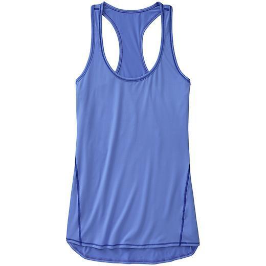 Athleta Chi Tank Extra Long - Wildflower Blue