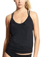 Athleta Womens Hang Loose Tankini Size M - Black