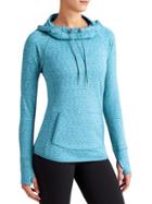 Athleta Womens Tranquility Hoodie Space Dye Size 1x Plus - Flash Blue Space Dye