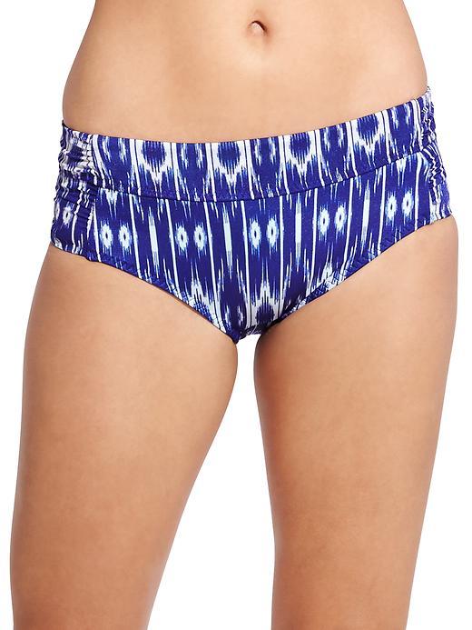 Athleta Womens Aqualuxe Print Dolphin Short Size M - Amalfi Blue Ikat