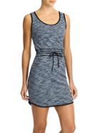 Athleta Womens Paddleout Space Dye Dress Size L - Black Space Dye