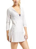 Athleta Womens Wick-it Wanderer Coverup Size L Tall - Bright White