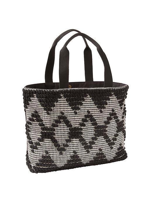Athleta Womens Gemma Resort Bag Black/white Size One Size