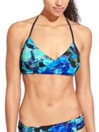 Athleta Womens Blue Mystique Halter Bikini Size Xl - Dress Blue