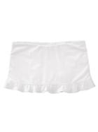 Athleta Womens Ruffle Swim Skirt Size L - White