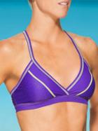 Athleta Womens Dive In Medley Bikini Size Xxs - Dive In Electric Purple