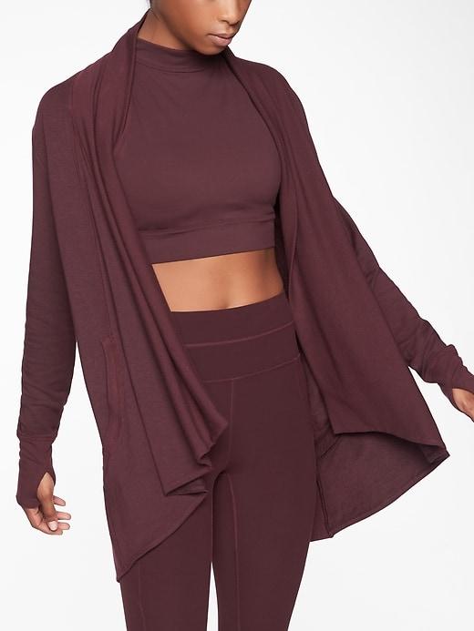 Athleta Womens Pranayama Wrap Auberge Size Xs