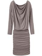 Athleta Solstice Cowl Dress - Frosted Mocha Heather