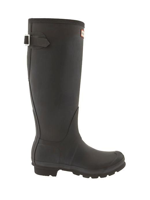 Athleta Womens Original Back Adjustable Rainboot By Hunter Black Size 6