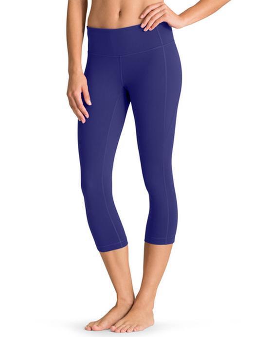 Athleta Womens Revelation Capri Size L Petite - Amalfi Blue