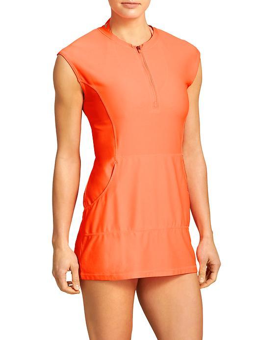 Athleta Womens Wick-it Tee Coverup Size L - Ember Orange