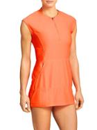 Athleta Womens Wick-it Tee Coverup Size L - Ember Orange