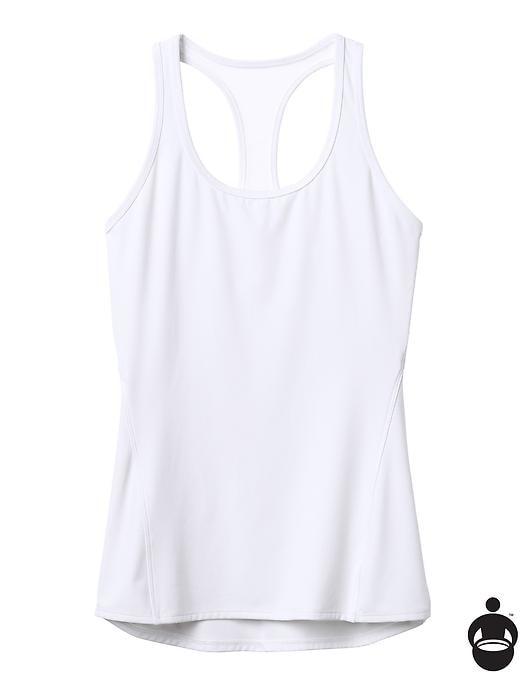 Athleta Womens Mesh Inversion Tank Size L - Bright White