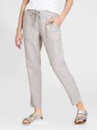 Athleta Womens Linen Ankle Pant On The Rocks Heather Size 2