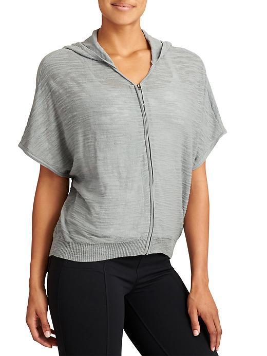 Athleta Womens Maven Poncho Sweater Size L - Slate Grey