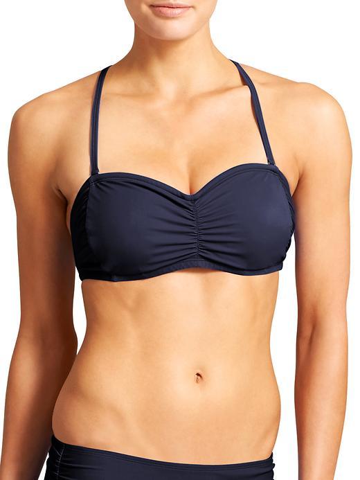 Athleta Womens Bandeau Bikini Size 32d/dd - Dress Blue