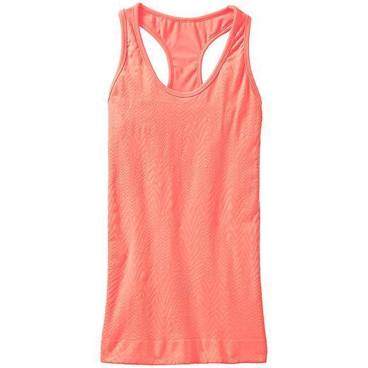 Athleta 10k Seamless Run Tank - Light Coral Sizzle