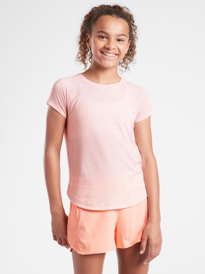 Athleta Girl Comeback Textured Tee