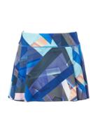 Athleta Womens Electric Geo Sport Skort Size L - Multi