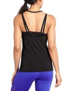 Athleta Womens Drishti Top Black/ White Size Xxs