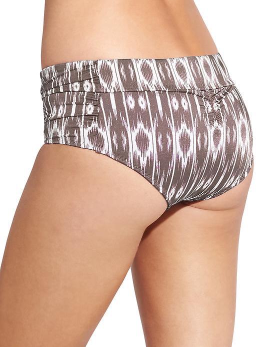 Athleta Womens Aqualuxe Print Dolphin Short Size L - Foxtail Taupe Ikat