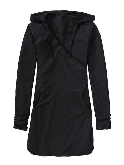 Athleta Womens Wick-it Wader Coverup Size L - Black