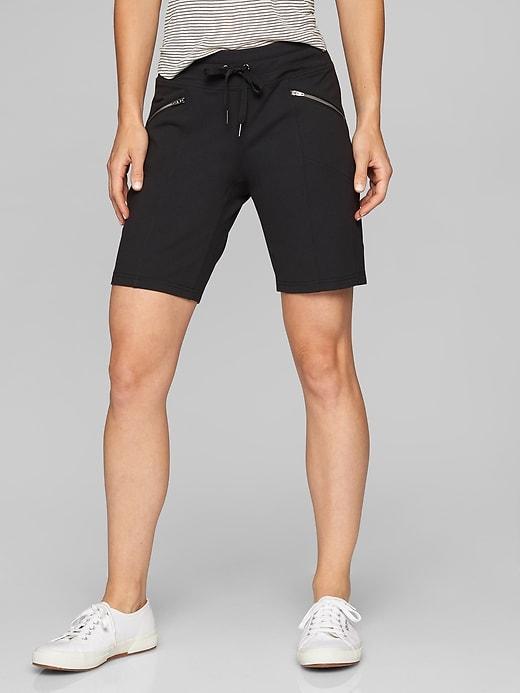 Athleta Womens Metro Slouch Short Black Size Xs