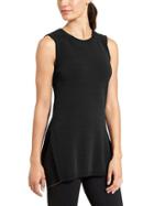 Athleta Womens Long And Lean Sweater Vest Black Size Xxs