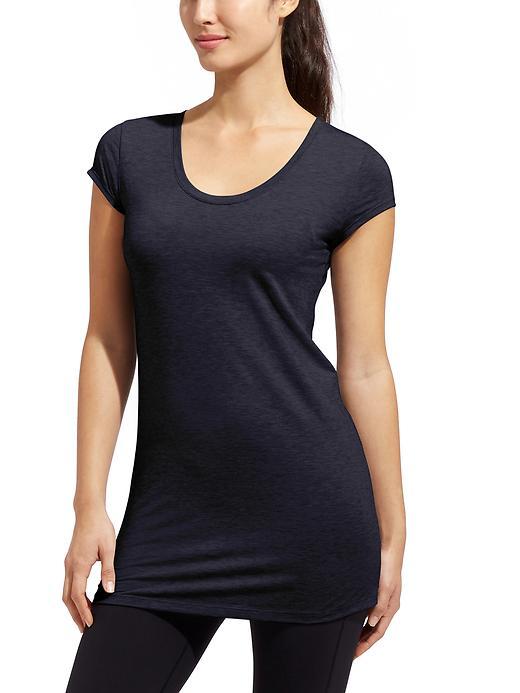 Athleta Womens Essence Cya Tee Size 1x Plus - Navy