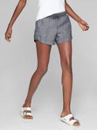 Athleta Womens Bali Linen Short Flint Grey Heather Size 14