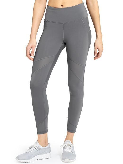 Athleta Womens Stealth Mesh 7/8 Tight Size Xl Tall - Shadow Grey