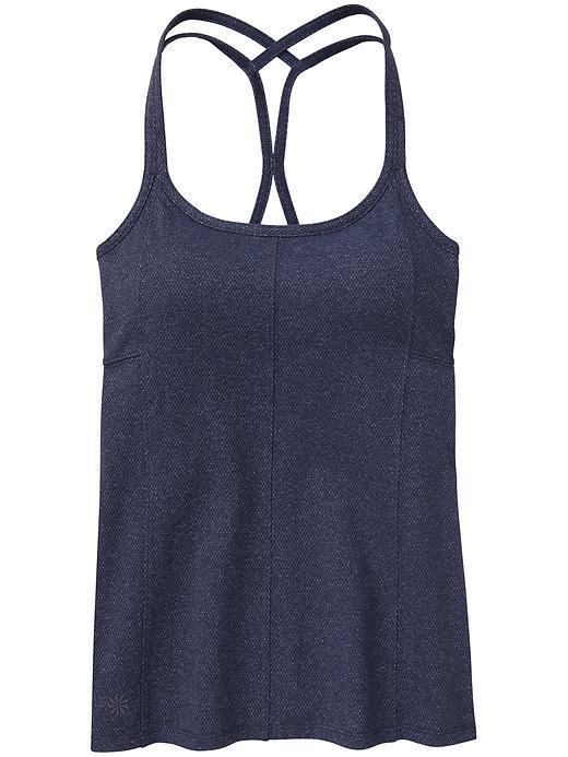 Athleta Inner Goddess Pique Tank - Dress Blue