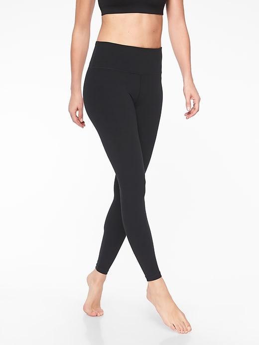 Athleta Womens Elation Tight Black Size L