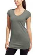 Athleta Womens Essence Cya Tee Size L - Jasper Green