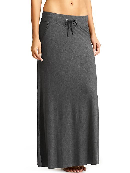 Athleta Womens Pura Vida Maxi Skirt Size 1x Plus - Charcoal Heather