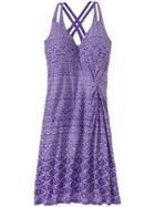Athleta Womens Knotted Nanda Dress Size S Tall - Electric Purple
