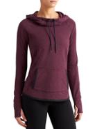 Athleta Womens Sentry Hoodie Sweatshirt Size 1x Plus - Chianti Heather
