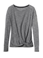 Athleta Womens Birch Top Size M - Grey Heather