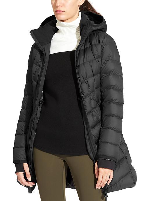 Athleta Womens Downieville Cya Jacket Size L Petite - Black