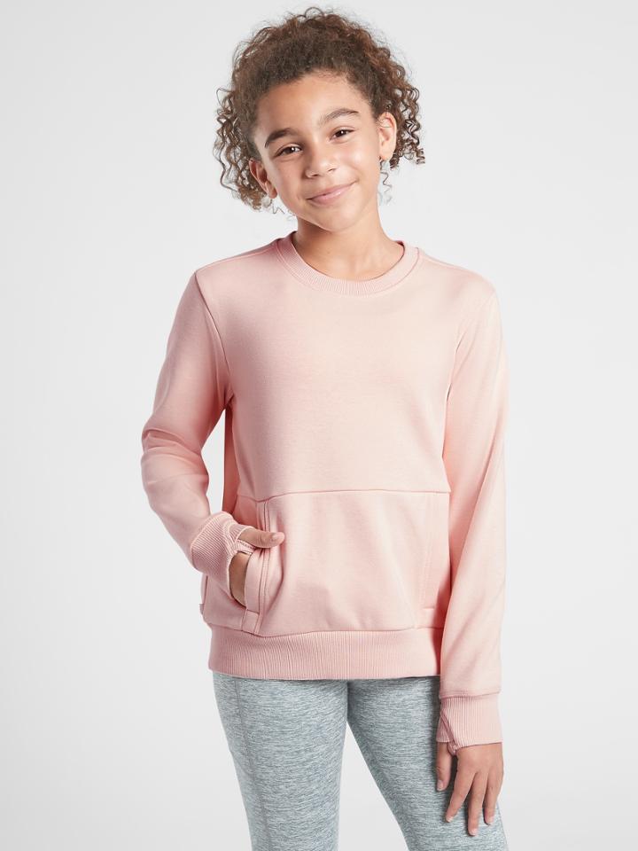 Athleta Girl Crazy Cozy Crewneck Sweatshirt