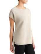 Athleta Womens Aster Tunic Sweater Dark Oatmeal Heather Size S