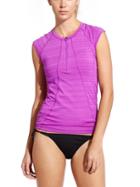 Athleta Womens Pacifica Upf Tank 2 Size L - Jazzy Purple