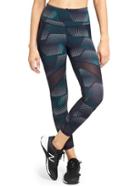 Athleta Womens Kinetic Stealth Mesh 7/8 Tight Size L Tall - Constellation Blue