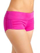 Athleta Womens Shirred Short Size L - Electric Fuchsia